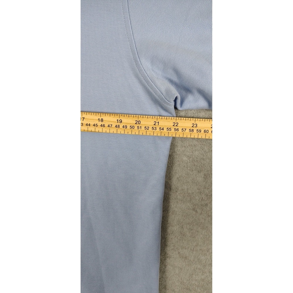 Psycho Bunny 100% Pima Cotton Polo Short Mens Sz 6 US LG Light Blue - Picture 5 of 9